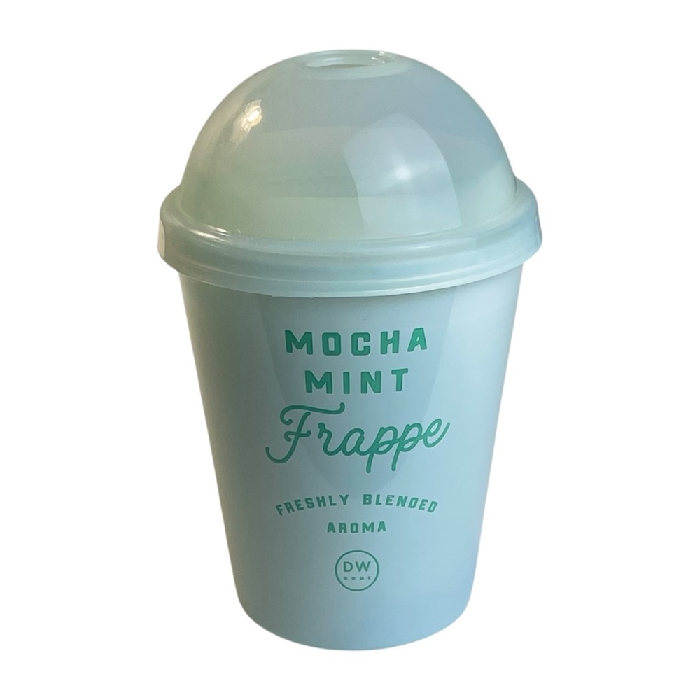 DW Home Mocha Mint Frappe 11.2oz Richly Scented Candle Freshly Blended Aroma NEW